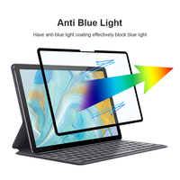 Protector de pantalla de iPad desmontable Nano-Gel, película protectora antiluz azul para iPad, película protectora de pantalla cortada a medida