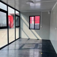 Maison préfabriquée rapide en conteneur de 20 pieds pour chantier de construction, villa à prix abordable, mini-maison prête à l'emploi, abri économique pour le transport