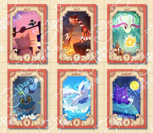 Carte da Collezione ANHAO Poke Moned, Formato A5, Anime Giapponese Pokemoned, Carte da Gioco Colorate da Collezione per Regali ai Bambini - Product Image 4