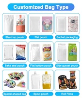 Pochette debout réutilisable Doypack de logo personnalisé de haute qualité pour l'emballage de boisson liquide d'eau minérale de jus de vodka