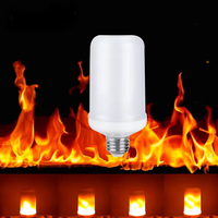 Ampoule LED à effet de flamme dynamique, simulation de feu vacillant, remplacement de la lanterne à gaz, décoration, 110V 220V E27