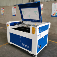 Machine de gravure et de découpe laser 80W CO2 avec contrôleur Ruida, refroidie par eau, pour acrylique, bois, caoutchouc, pierre, papier