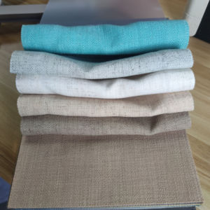 ผ้าม่านยาวพับได้สีน้ำตาลผ้าลินินผ้าโพลีเอสเตอร์ผสมสำหรับห้องนั่งเล่น - Product Image 6