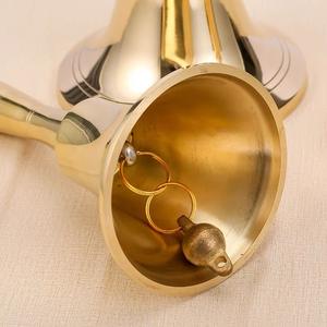 Franse Handgeschudde Bellen, Koperen Klokken Voor Kerstbestelling En Schotelbezorging Religieuze Rituele Bel - Product Image 2