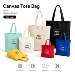 OEM <b>Canvas</b> Bag Manufacturer Personalized Logo Tote Bags Cotton Shopping Bags With Custom Print For Exhibition Promotion Gifts - Product Image 1