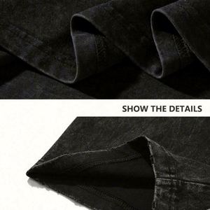 Custom Graphic <b>T</b> Shirt Men Vintage Hiphop Cotton Streetwear Oversized Tee Tops Cactus Jack Lightning Brown - Product Image 3