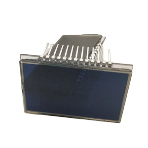 OEM Petite horloge à batterie bleue TN Affichage <span class=keywords><strong>LCD</strong></span> 8 chiffres 7 segments 40x27mm 13 broches <span class=keywords><strong>LCD</strong></span> personnalisé - Product Image 3