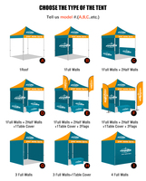 Carpa Plegable Personalizada con Impresión por Transferencia de Calor, de Oxford 600D, para Ferias Comerciales, Publicidad Exterior, para Fútbol