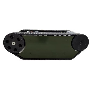 Châssis à chenilles en caoutchouc, télécommande électrique, tout-terrain, étanche, haute vitesse, base de char RC avec contrôleur - Product Image 4