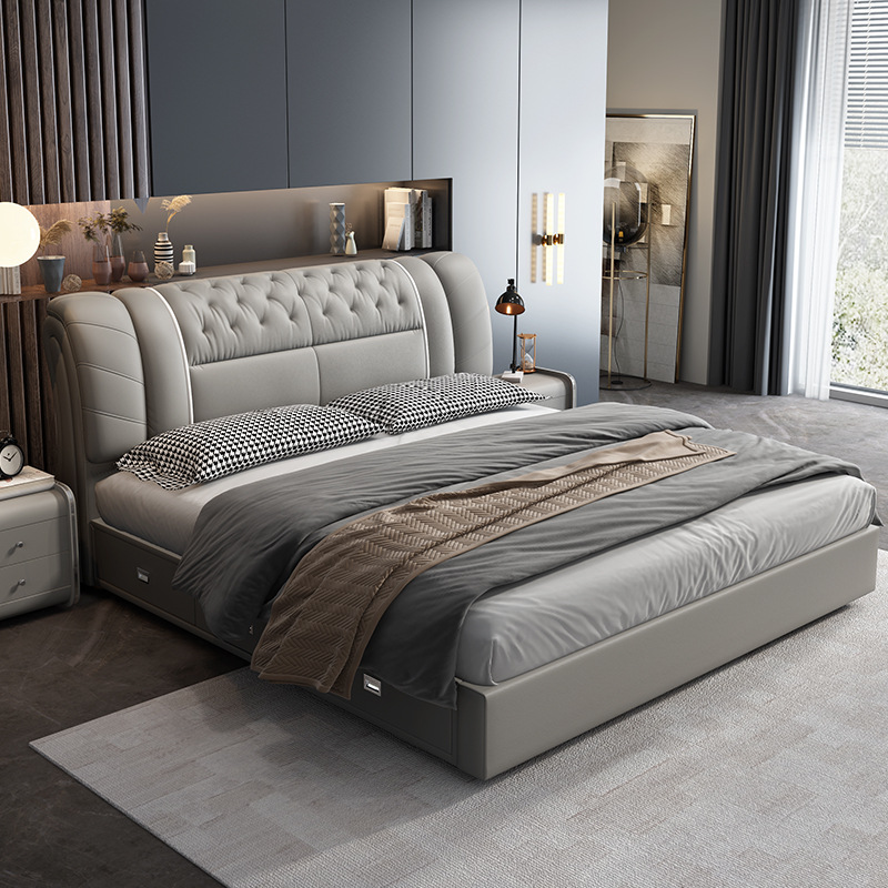 Latest Queen Size Bed Designs - Stylish \u0026 Space-Saving, image size:800x800