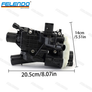 9804160380 pour Citroen <span class=keywords><strong>C4</strong></span> PICASSO <span class=keywords><strong>C4</strong></span> <span class=keywords><strong>SPACETOURER</strong></span> B78 KR Peugeot 3008 T84 PARTENAIRE VU K9 Liquide De Refroidissement Thermostat Logement Felendo - Product Image 5