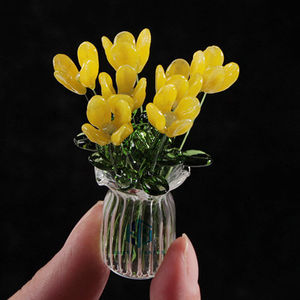 Vĩnh Cửu Hoa Thu Nhỏ Handmade Murano Chụp Đèn Thủy Tinh Thủ Công Món Quà Giáng Sinh Trang Trí-Bó Hoa Nhỏ Hoa Thân Cây - Product Image 5