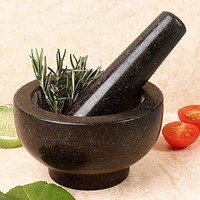 Vente en gros, ensemble de pilons et de mortier de grande qualité, granit solide de qualité supérieure