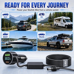 <span class=keywords><strong>Cable</strong></span> de Alimentación de Encendedor de Cigarrillos con Pantalla Digital Impermeable a Corriente Continua para Starlink Mini, <span class=keywords><strong>Cable</strong></span> de Cargador de Coche con Elevador de Voltaje de 30 V, 3 Metros - Product Image 5