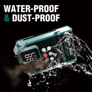 Démarreur de batterie multifonction 8000 mAh, courant de crête 800 A, <span class=keywords><strong>gonfleur</strong></span> de pneus intégré 150 PSI pour voitures - Product Image 3