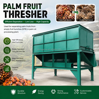 1-2tph Palmvrucht dorsmachine voor palmolieverwerkingsinstallatie, verse vruchtentakkenstripper, commerciële palmvruchtseparatie-apparatuur
