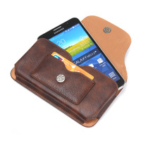Étui de ceinture rétro en cuir PU avec clip, sacoche de taille pour téléphone portable, pochette pour iPhone 18 Pro Max S26 Ultra