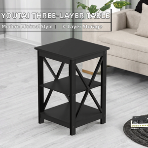 YOUTAI Modern Minimalist Three-Layer <b>Small</b> Coffee <b>Table</b> Panel Design Hot Selling Wholesale <b>Wooden</b> Furniture for Living Room Use - Product Image 2