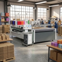Máquina de Corte de Cartón Económica con Cuchilla Vibratoria CNC, Plotter de Corte de Gran Tamaño para Papel con Certificación ISO CE