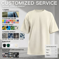 T-shirt Homme Oversize Cropped ELYRADIA en Coton 100% Respirant, Tricoté, Personnalisé, Imprimé DTG, Écologique, Style Hip Hop pour l'Été