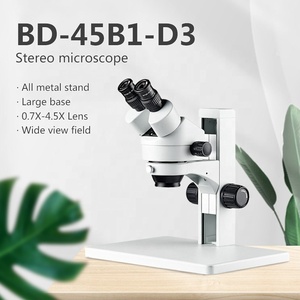 Microscopio Estéreo Boshida BD-45B1-D3 con Base Grande, Aumento de 7X-45X y Anillo de Luz LED para Reparación Móvil e Inspección Industrial - Product Image 2
