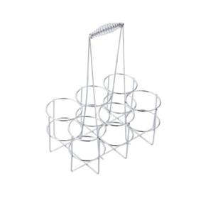 Support pour canettes de bière Pabst Blue Ribbon, lot de 6, support en fil de fer, style simple, pour le rangement de la bière, utilisation dans la cuisine ou au bar - Product Image 3