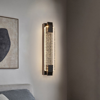 Support OEM/ODM, applique murale en fer moderne simple de 40 cm, éclairage décoratif LED pour couloir d'hôtel, applique murale française pour chambre à coucher