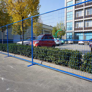 Bubuk PVC pagar sementara keamanan luar ruangan situs konstruksi Kanada yang dapat dilepas Panel pagar sementara untuk acara - Product Image 5