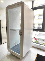 Cabina insonorizada a prueba de ruido, reducción de ruido, cabina privada para teléfono, caja de aislamiento, cabina de grabación insonorizada