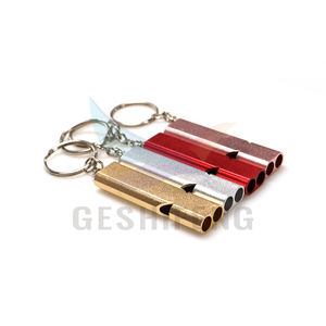 Herramientas de emergencia de supervivencia Silbatos DE SEGURIDAD Autodefensa al aire libre Silbato de metal Llavero - Product Image 1