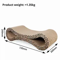 Planche à gratter pour chat Amazon moderne en forme de 8 oreiller Petfusion ondulé transfrontalier populaire incontournable plusieurs tailles