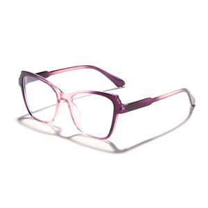 نظارات نسائية بتصميم عصري لعام <span class=keywords><strong>2026</strong></span> بإطار متدرج متعدد الألوان على شكل عين القطة، نظارات أنيقة على الطراز الأوروبي والأمريكي مضادة للضوء الأزرق - Product Image 6