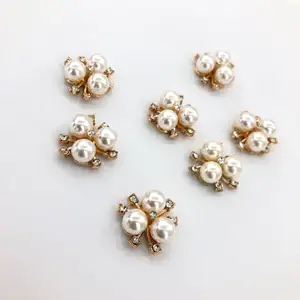 Popular Water Diamond Pearl Buckle Clothing Accessories Buttons Rhinestone Wholesale