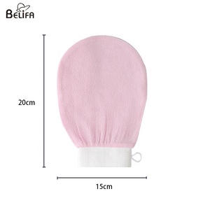 Kess <span class=keywords><strong>marocain</strong></span> en fibre de viscose avec logo personnalisé, gant de gommage de la peau du corps, de bain turc, de bain coréen, en soie - Product Image 6
