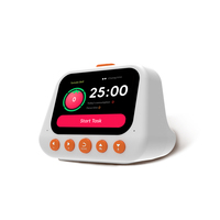 Reloj Despertador Inteligente para Niños Xiuda DA-AI con Asistente de Voz AI GPT, Temporizador Pomodoro, 50 Alarmas, Lenguaje Natural, Diseño de Dibujos Animados, Carga USB
