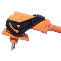 Prise de charge électrique CC haute tension HVIL, type angle, 50 mm², 250A-300A, 3 broches, pour véhicules électriques, matériau PA66, 40-140°C