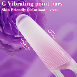 Vibrador de Dedo Rosa, Mini Vibrador Electrónico, Masajeador Vaginal, Funda Vibrante para Dedos - Product Image 3