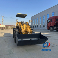 Mini Wheel Loader ZL-910 4WD dengan Kabin, Kapasitas 600kg, Bucket 0.6m³, Mesin Diesel 18.5kW untuk Pertanian & Konstruksi