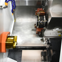 Hochpräzise Horizontale Metall-Schrägbett-CNC-Drehmaschine mit Revolver-Spindel Drehzentrum