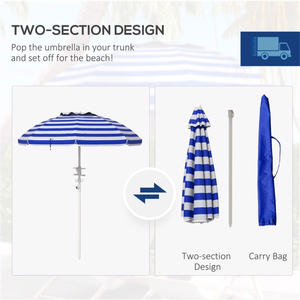 Sombrilla de Playa DB para Exteriores, 2.5M, Doble Capa, Impermeable, Accesorio para Camping y Senderismo - Product Image 5