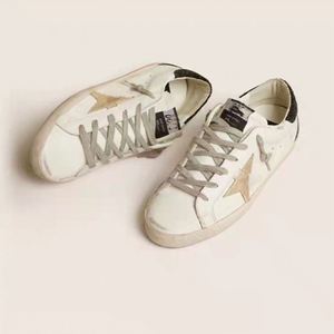 Dirty ShoesRetro Shoes Women Stars Dirty Leather <b>Flat</b> Sports Shoes for Men Five-<b>pointed</b> Star Internal Height Increasing Insole - Product Image 2