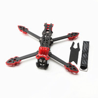 Cadre de machine de traversée en fibre de carbone de type H Mark4 de 5 pouces (225 mm) avec télécommande - Accessoires Voyage 102g