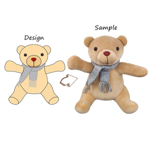 custom fashion large size soft stuffed toys white giant teddy