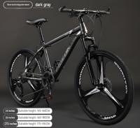 Vélo de montagne de haute qualité pour hommes, 24 pouces et 27 pouces, vélo tout-terrain à vitesses, adapté aux adolescents, garçons et filles, course sur route