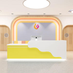 Recepción moderna brillante para centro de entrenamiento, salón de recepción, cibercafé, Mostrador de cajero, Spa, estudio de Yoga para uso escolar y hospitalario - Product Image 1