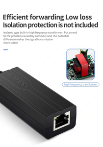 USB-C ออก100Mbps อะแดปเตอร์ POE IEEE802.3af/ที่มาตรฐาน2.4A PoE สำหรับกล้องวงจรปิดเราเตอร์ไร้สาย - Product Image 2