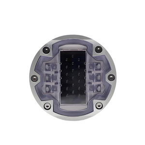 ไฟเตือนจราจรแบบฝังพื้น Chuang An Yue Solar Buried Road Nail รุ่น CS-SR-829 เส้นผ่านศูนย์กลาง 143 มม. พร้อมไฟ LED กระพริบสำหรับถนน - Product Image 2