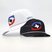Groothandel op maat gemaakte 5-delige 3D geborduurde verstelbare waterdichte unisex outdoor golf baseball pet