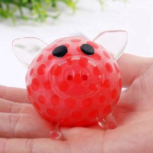 Balle anti-stress souple en maille - Balle anti-stress en caoutchouc en forme de raisin - Balle à presser pour soulager le stress (PU et plastique) - Product Image 6