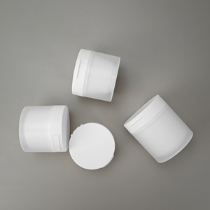 <b>Plastic</b> Toner Pad <b>Jar</b> With Flip Lid and Tweezers 300ml Wide Mouthed With Tweezers Skincare Cosmetics Packaging 250ml 350ml - Product Image 2